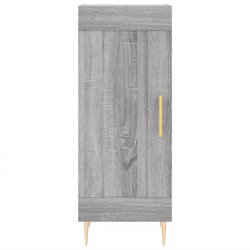 vidaXL Servantă, gri sonoma, 34,5x34x90 cm, lemn compozit vidaXL Servantă, gri sonoma, 34,5x34x90 cm, lemn compozit