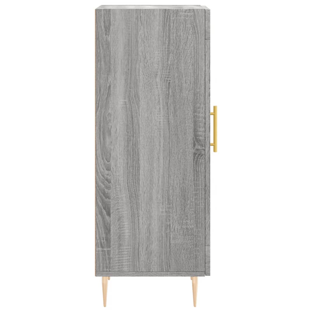 vidaXL Servantă, gri sonoma, 34,5x34x90 cm, lemn compozit vidaXL Servantă, gri sonoma, 34,5x34x90 cm, lemn compozit