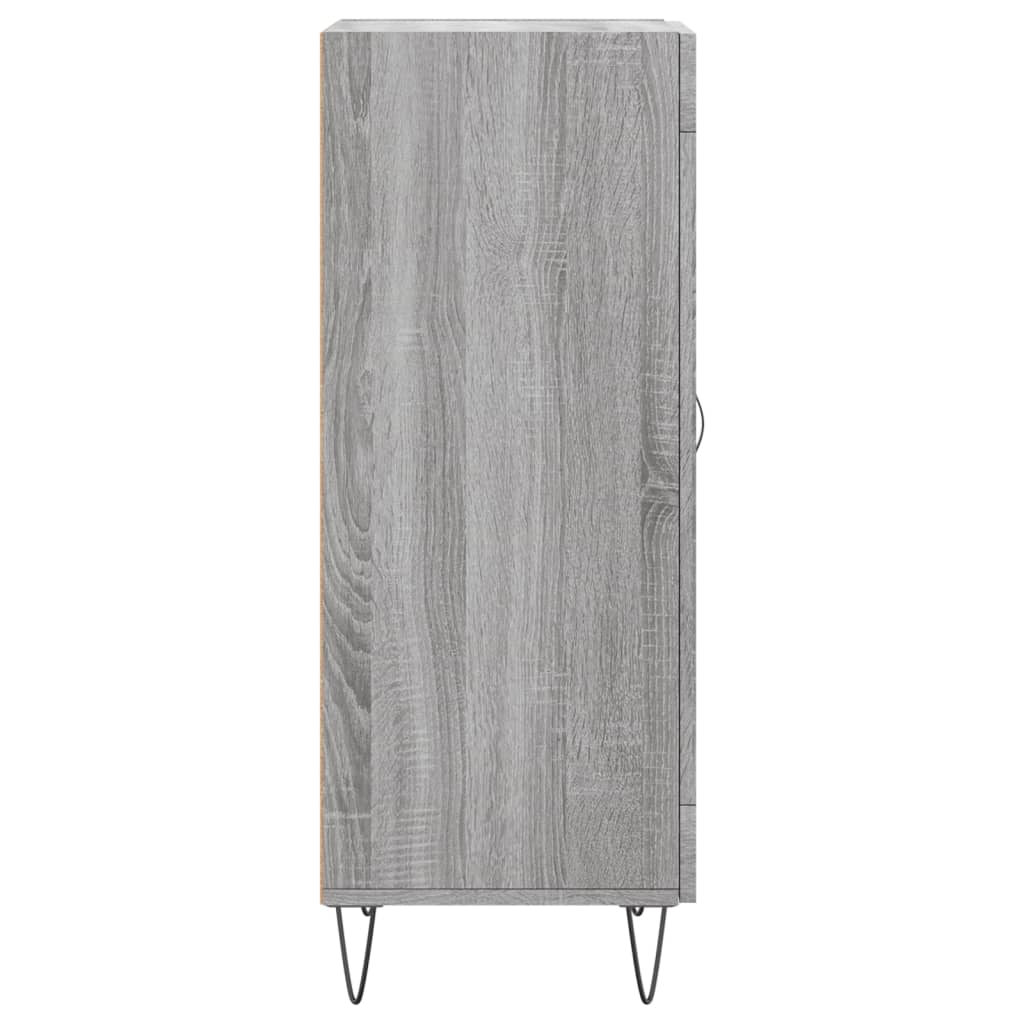 vidaXL Servantă, gri sonoma, 34,5x34x90 cm, lemn compozit vidaXL Servantă, gri sonoma, 34,5x34x90 cm, lemn compozit