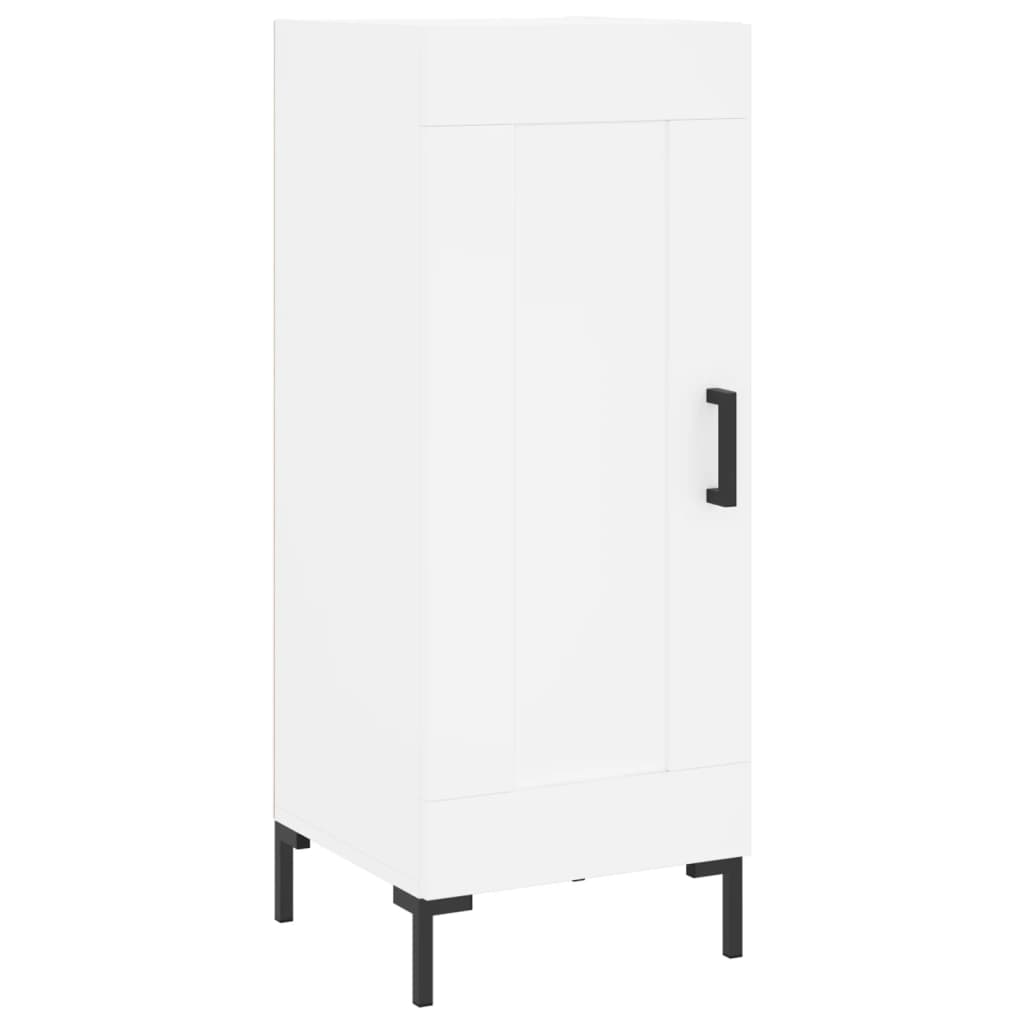 vidaXL Servantă, alb, 34,5x34x90 cm, lemn compozit vidaXL Servantă, alb, 34,5x34x90 cm, lemn compozit