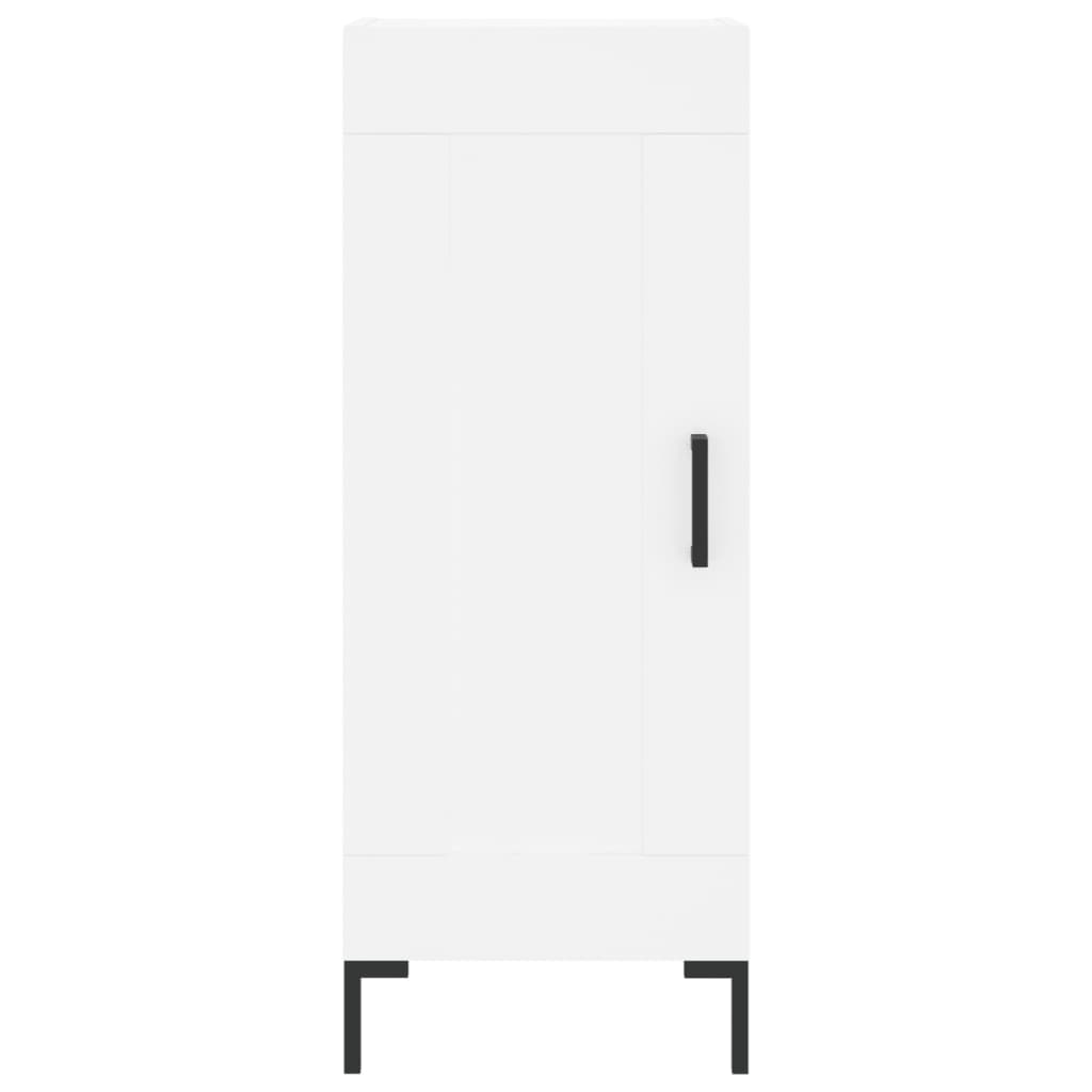 vidaXL Servantă, alb, 34,5x34x90 cm, lemn compozit vidaXL Servantă, alb, 34,5x34x90 cm, lemn compozit