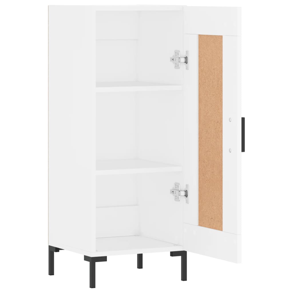 vidaXL Servantă, alb, 34,5x34x90 cm, lemn compozit vidaXL Servantă, alb, 34,5x34x90 cm, lemn compozit