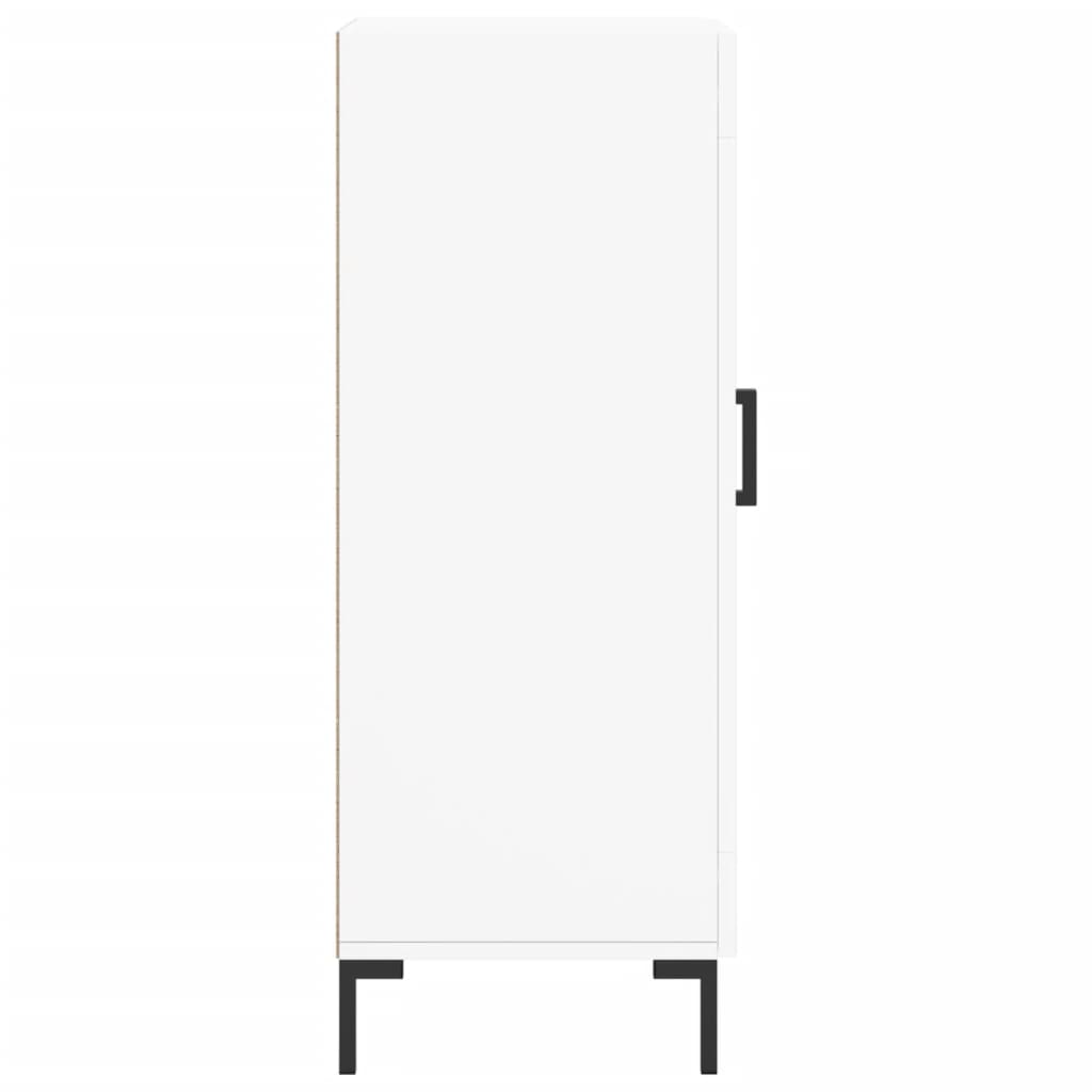 vidaXL Servantă, alb, 34,5x34x90 cm, lemn compozit vidaXL Servantă, alb, 34,5x34x90 cm, lemn compozit