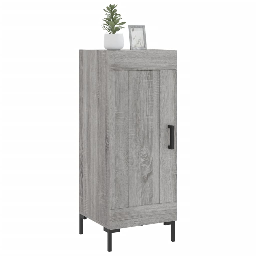 vidaXL Servantă, gri sonoma, 34,5x34x90 cm, lemn compozit vidaXL Servantă, gri sonoma, 34,5x34x90 cm, lemn compozit