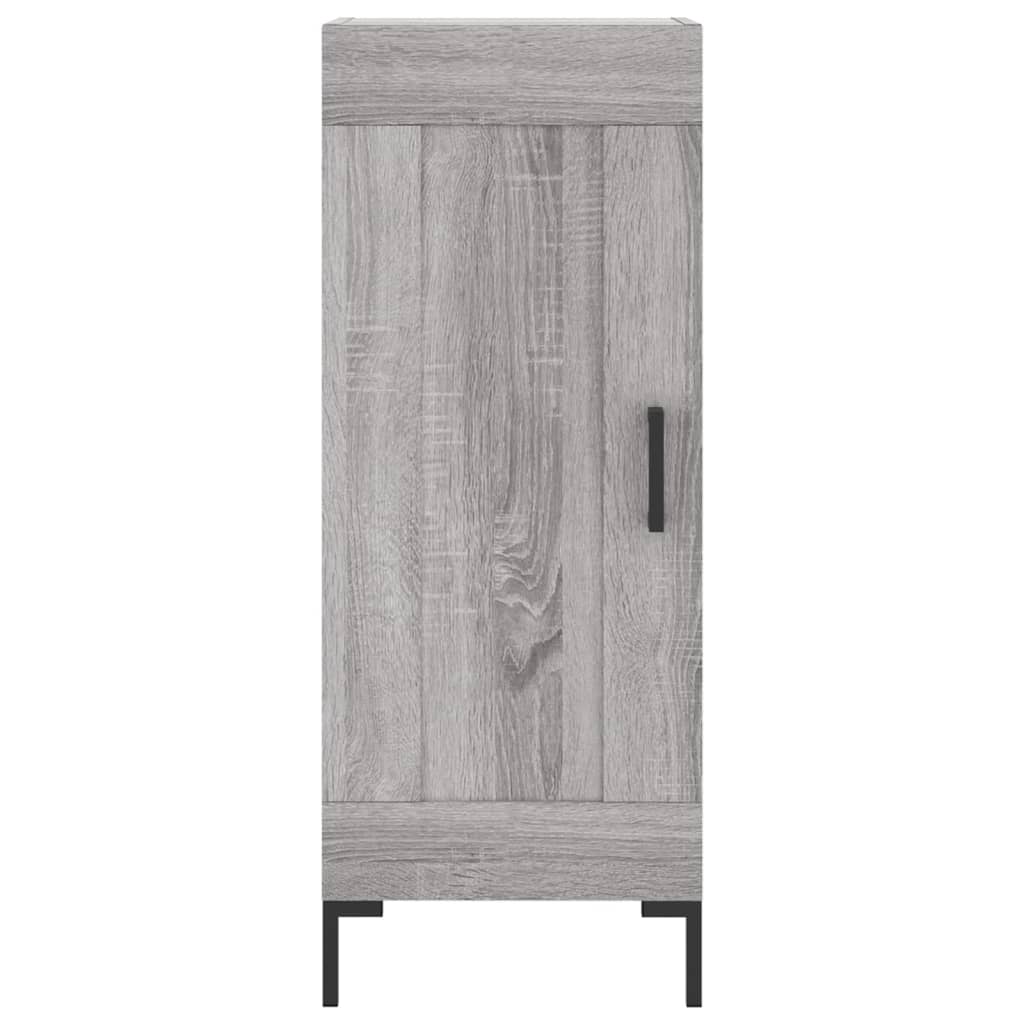vidaXL Servantă, gri sonoma, 34,5x34x90 cm, lemn compozit vidaXL Servantă, gri sonoma, 34,5x34x90 cm, lemn compozit