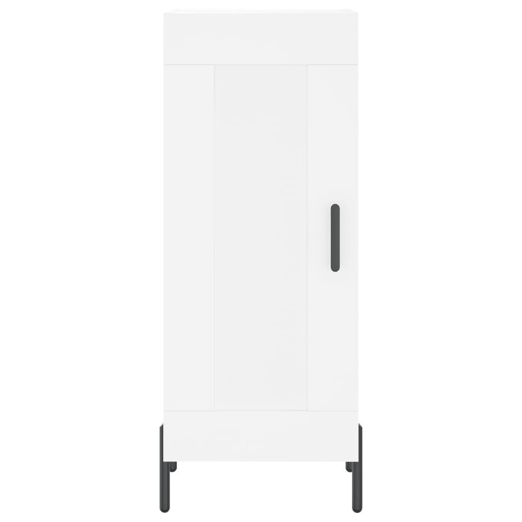 vidaXL Servantă, alb, 34,5x34x90 cm, lemn compozit vidaXL Servantă, alb, 34,5x34x90 cm, lemn compozit