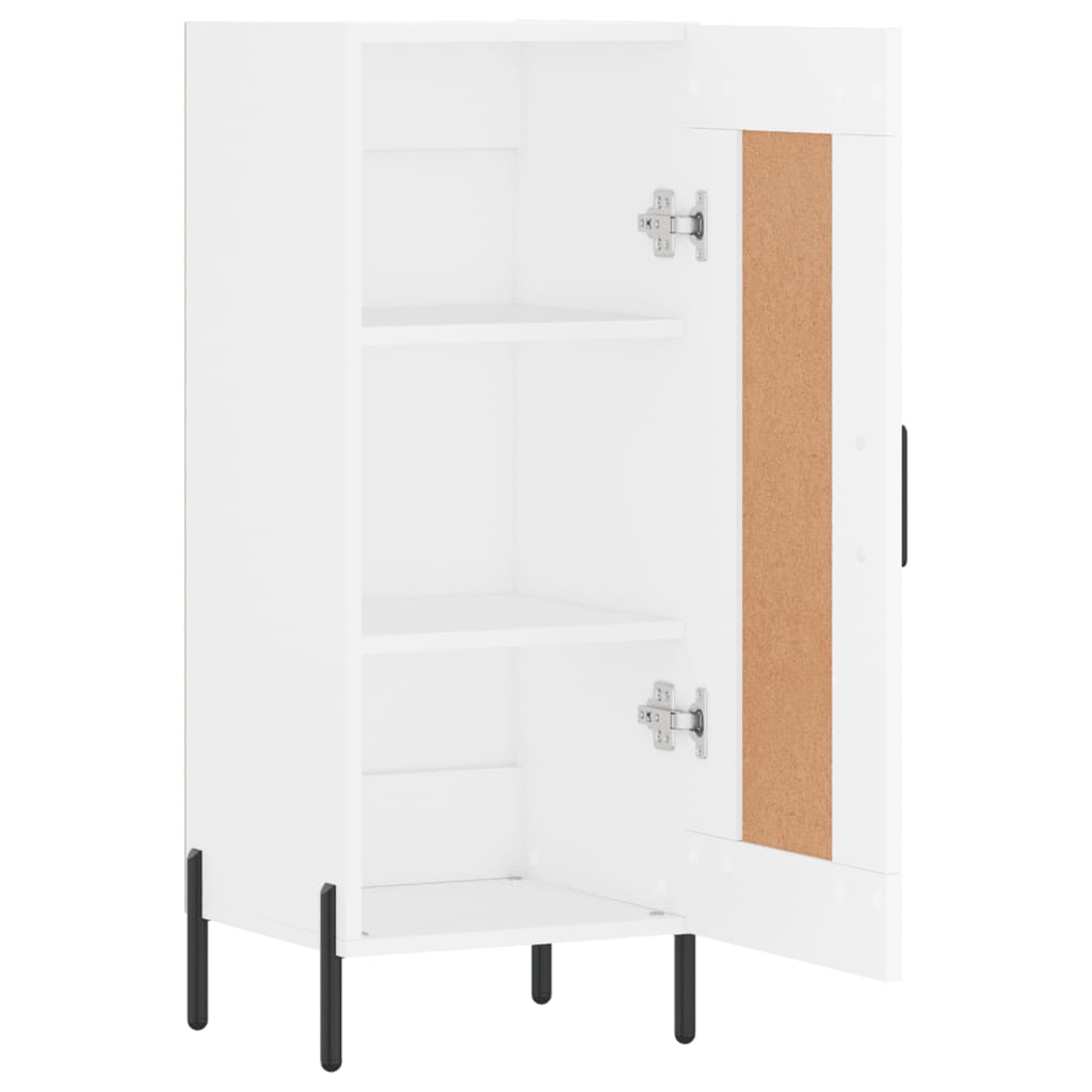 vidaXL Servantă, alb, 34,5x34x90 cm, lemn compozit vidaXL Servantă, alb, 34,5x34x90 cm, lemn compozit