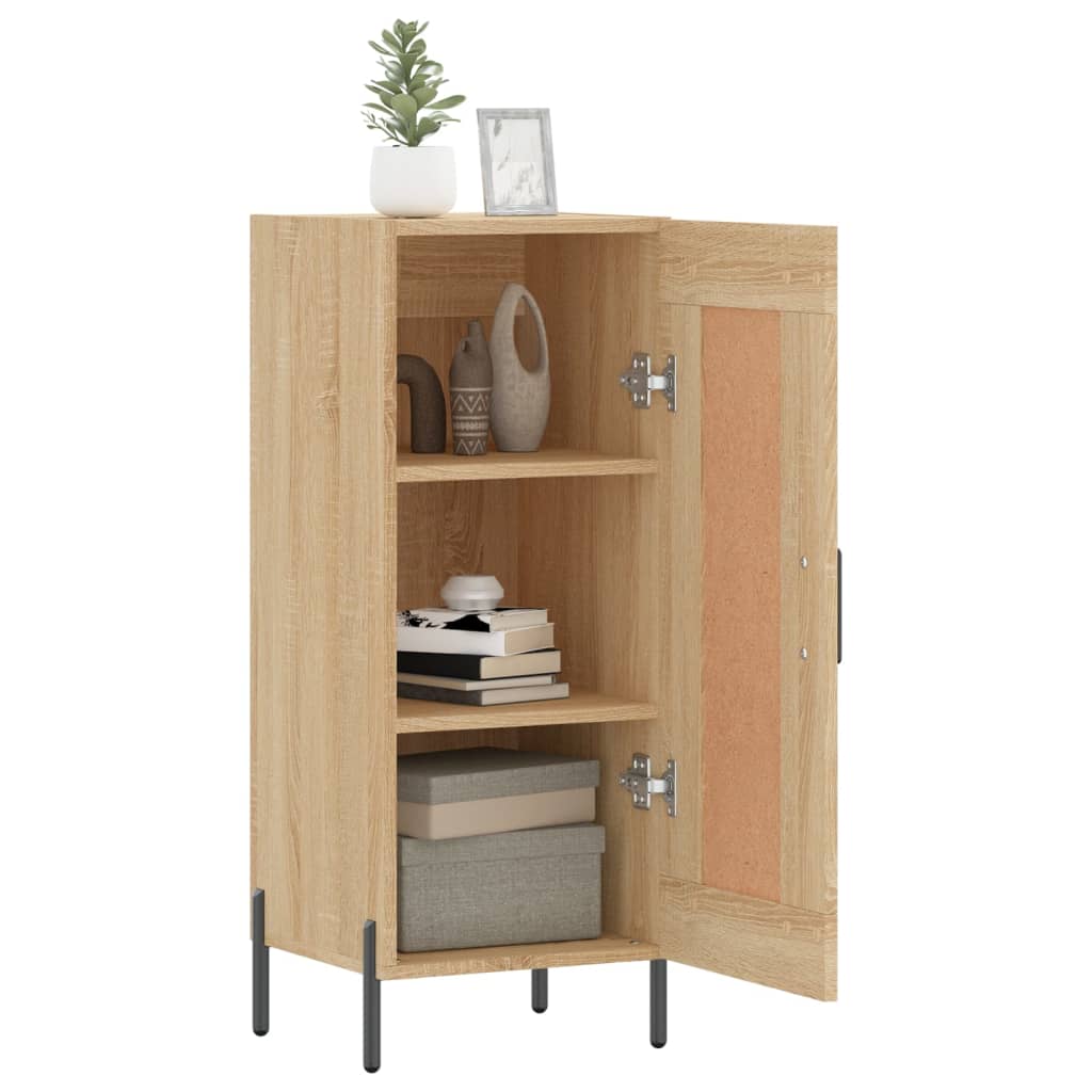 vidaXL Servantă, stejar sonoma, 34,5x34x90 cm, lemn compozit vidaXL Servantă, stejar sonoma, 34,5x34x90 cm, lemn compozit