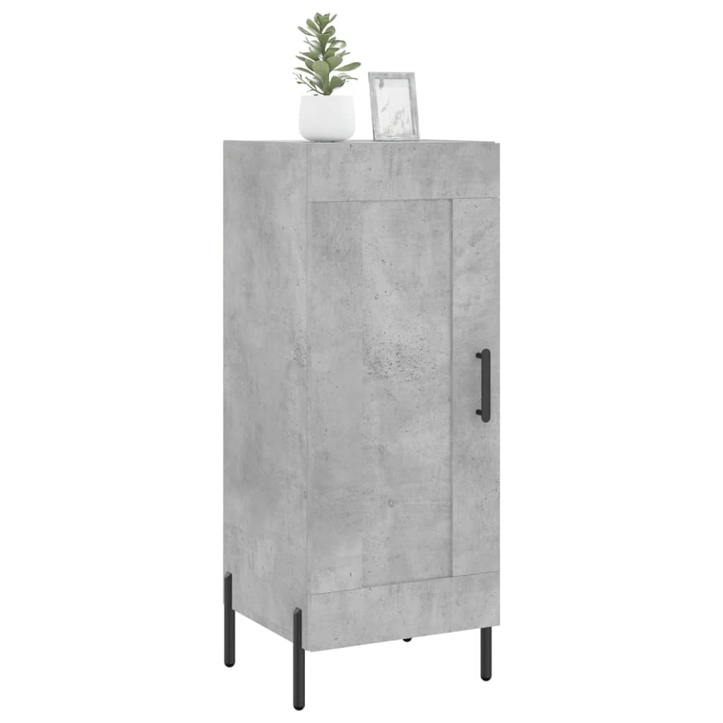 vidaXL Servantă, gri beton, 34,5x34x90 cm, lemn compozit vidaXL Servantă, gri beton, 34,5x34x90 cm, lemn compozit