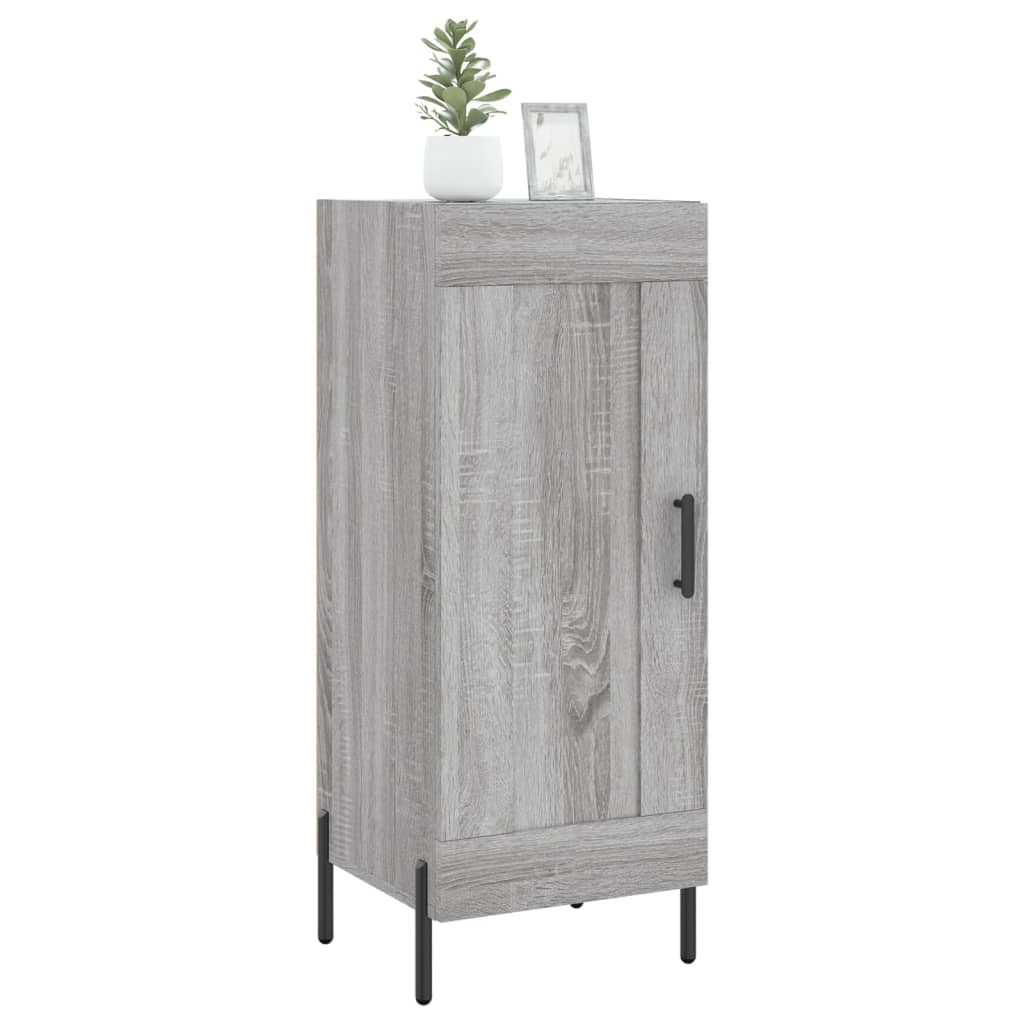 vidaXL Servantă, gri sonoma, 34,5x34x90 cm, lemn compozit vidaXL Servantă, gri sonoma, 34,5x34x90 cm, lemn compozit