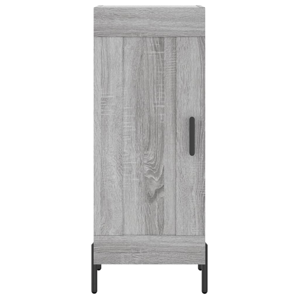 vidaXL Servantă, gri sonoma, 34,5x34x90 cm, lemn compozit vidaXL Servantă, gri sonoma, 34,5x34x90 cm, lemn compozit