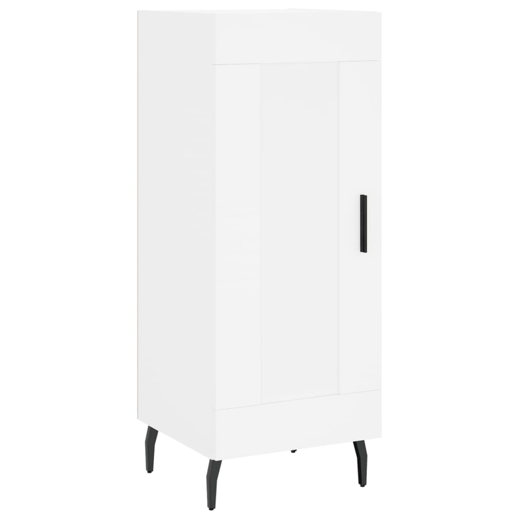 vidaXL Servantă, alb, 34,5x34x90 cm, lemn compozit vidaXL Servantă, alb, 34,5x34x90 cm, lemn compozit