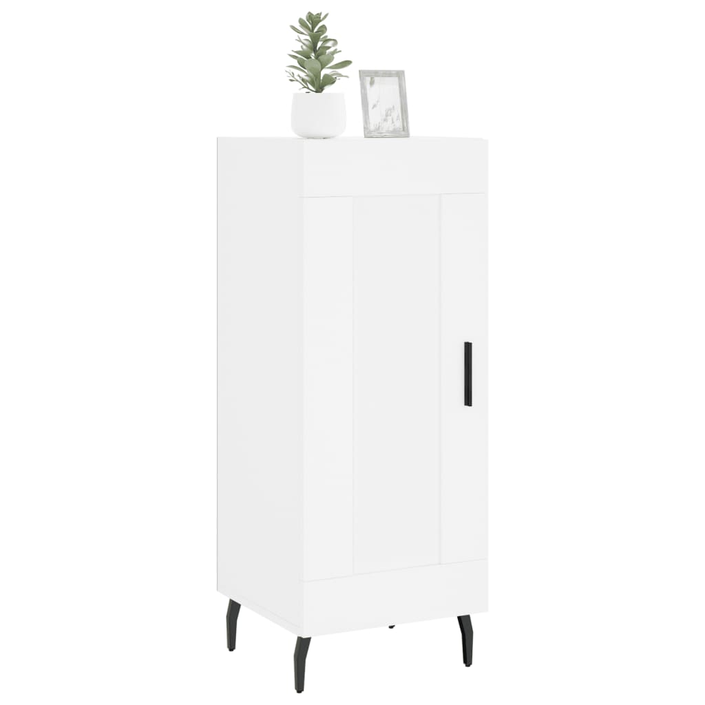 vidaXL Servantă, alb, 34,5x34x90 cm, lemn compozit vidaXL Servantă, alb, 34,5x34x90 cm, lemn compozit