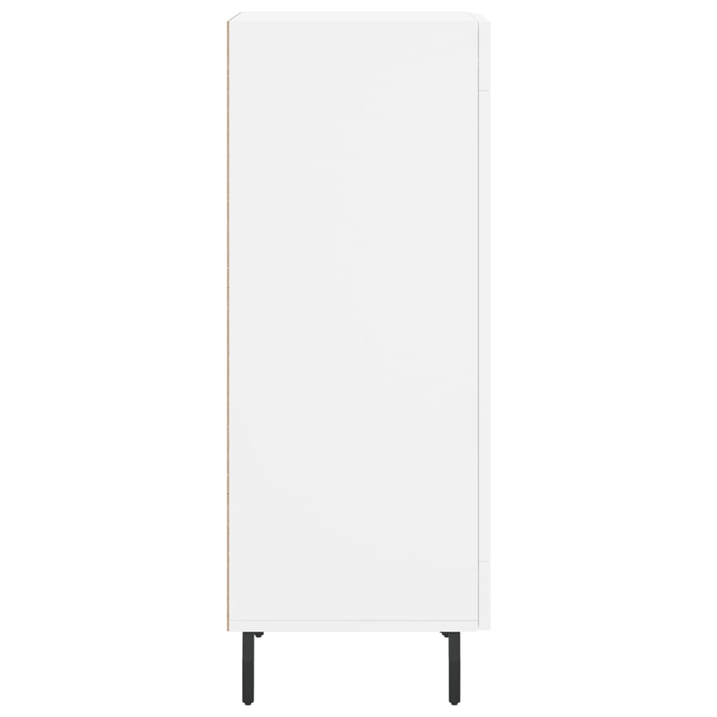 vidaXL Servantă, alb, 34,5x34x90 cm, lemn compozit vidaXL Servantă, alb, 34,5x34x90 cm, lemn compozit