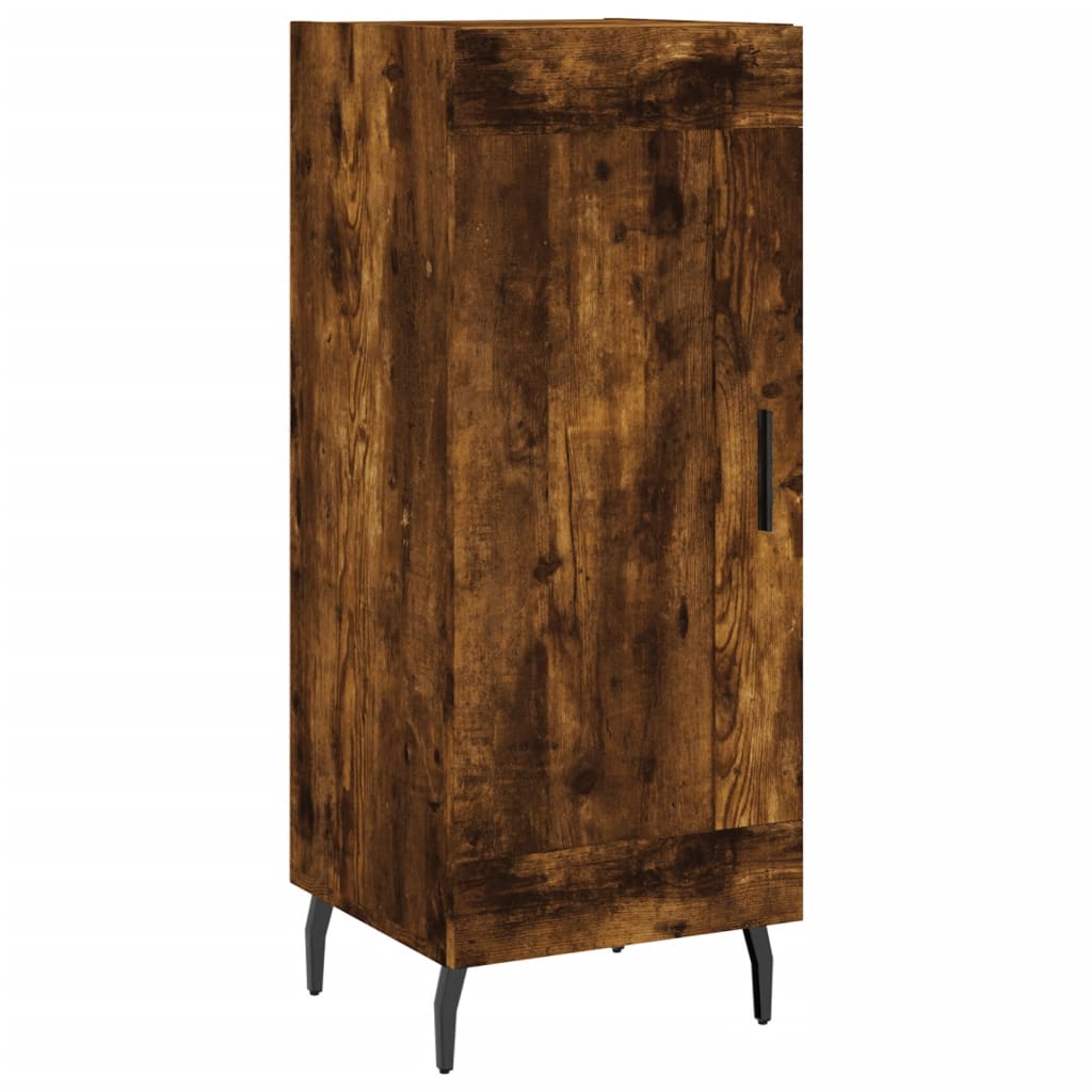 vidaXL Servantă, stejar fumuriu, 34,5x34x90 cm, lemn compozit vidaXL Servantă, stejar fumuriu, 34,5x34x90 cm, lemn compozit