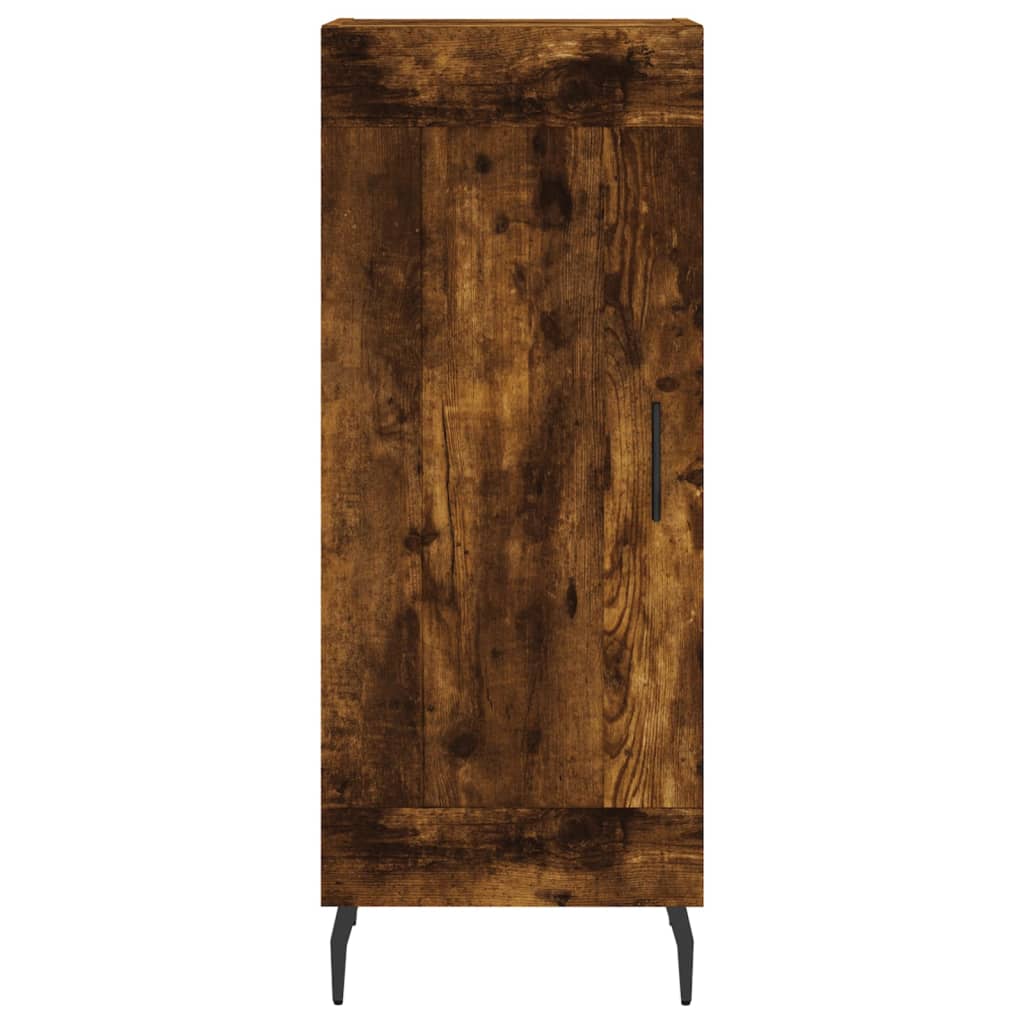 vidaXL Servantă, stejar fumuriu, 34,5x34x90 cm, lemn compozit vidaXL Servantă, stejar fumuriu, 34,5x34x90 cm, lemn compozit