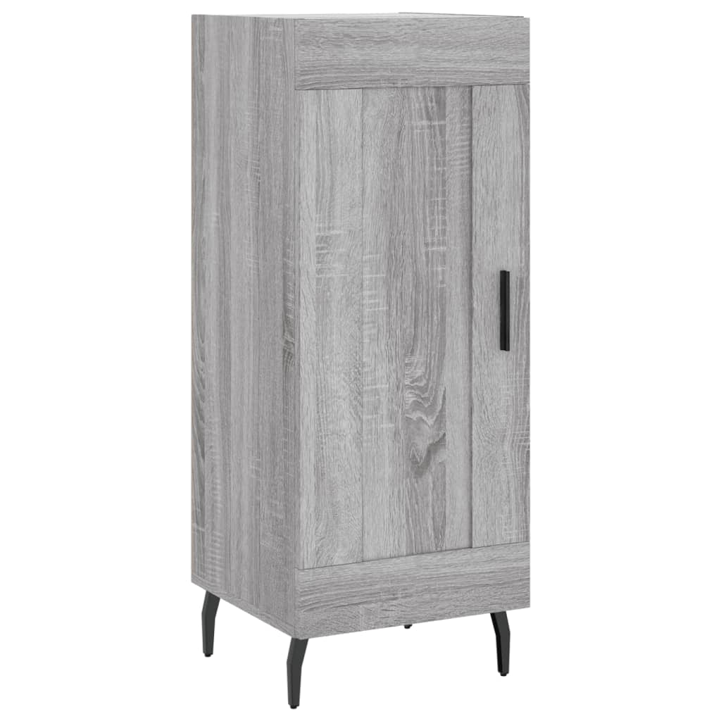 vidaXL Servantă, gri sonoma, 34,5x34x90 cm, lemn compozit vidaXL Servantă, gri sonoma, 34,5x34x90 cm, lemn compozit