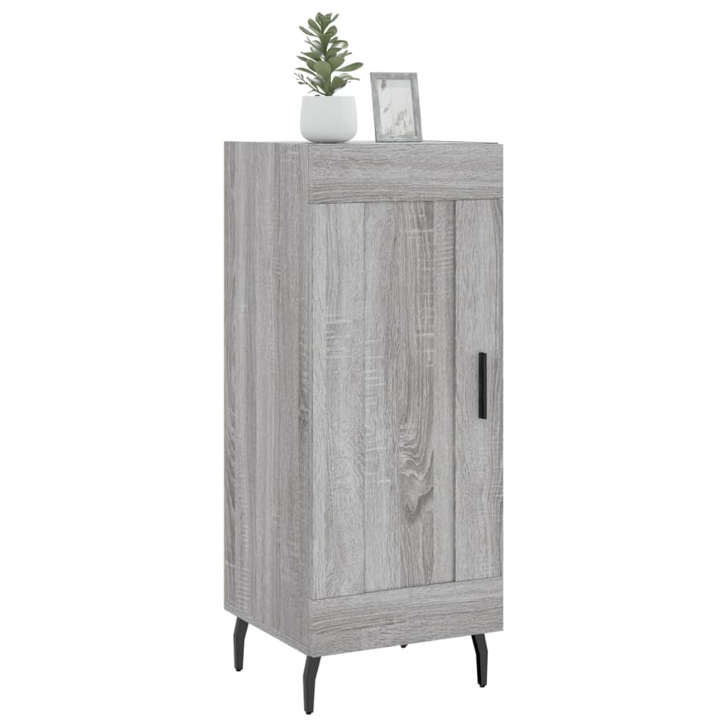 vidaXL Servantă, gri sonoma, 34,5x34x90 cm, lemn compozit vidaXL Servantă, gri sonoma, 34,5x34x90 cm, lemn compozit
