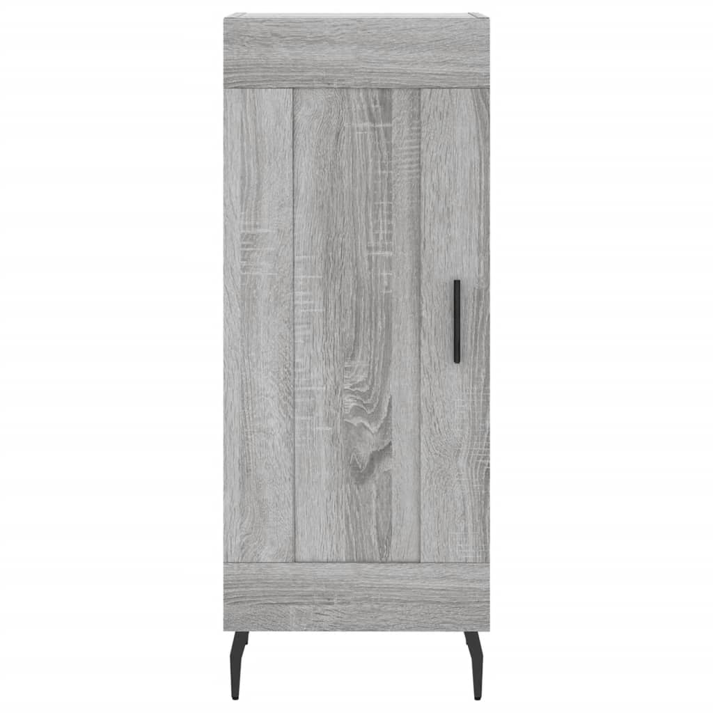 vidaXL Servantă, gri sonoma, 34,5x34x90 cm, lemn compozit vidaXL Servantă, gri sonoma, 34,5x34x90 cm, lemn compozit