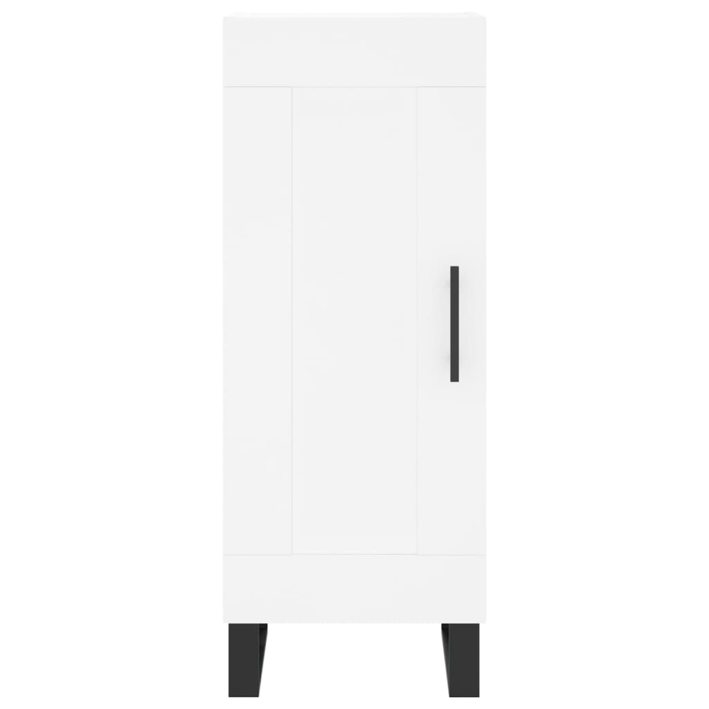 vidaXL Servantă, alb, 34,5x34x90 cm, lemn compozit vidaXL Servantă, alb, 34,5x34x90 cm, lemn compozit