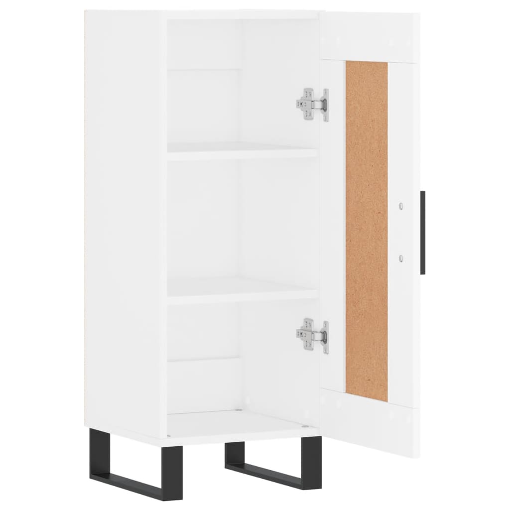 vidaXL Servantă, alb, 34,5x34x90 cm, lemn compozit vidaXL Servantă, alb, 34,5x34x90 cm, lemn compozit