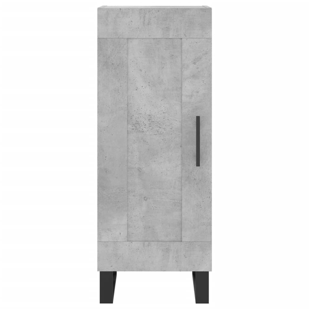 vidaXL Servantă, gri beton, 34,5x34x90 cm, lemn compozit vidaXL Servantă, gri beton, 34,5x34x90 cm, lemn compozit