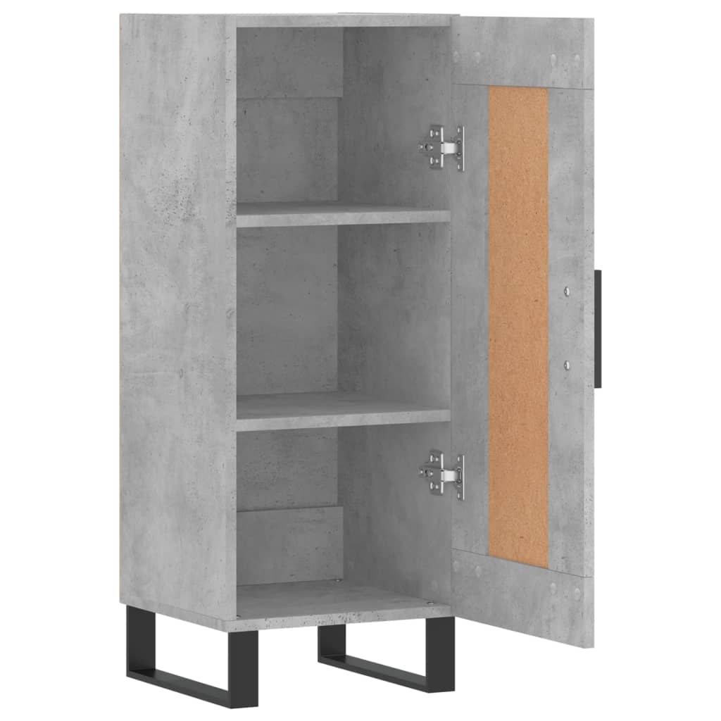 vidaXL Servantă, gri beton, 34,5x34x90 cm, lemn compozit vidaXL Servantă, gri beton, 34,5x34x90 cm, lemn compozit