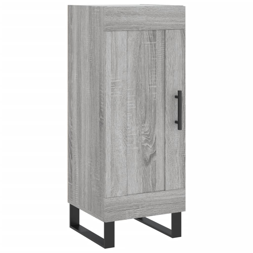 vidaXL Servantă, gri sonoma, 34,5x34x90 cm, lemn compozit vidaXL Servantă, gri sonoma, 34,5x34x90 cm, lemn compozit