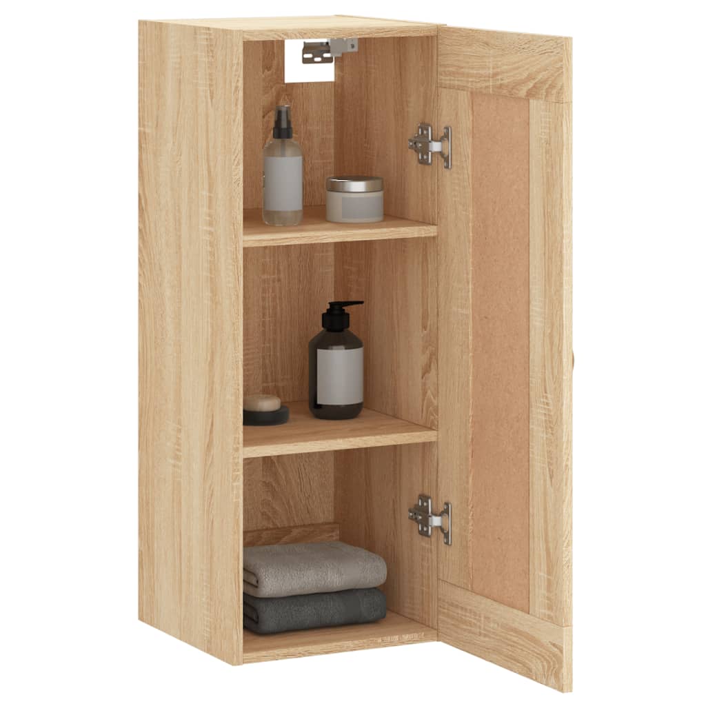 vidaXL Dulap de perete, stejar sonoma, 34,5x34x90 cm, lemn prelucrat vidaXL Dulap de perete, stejar sonoma, 34,5x34x90 cm, lemn prelucrat