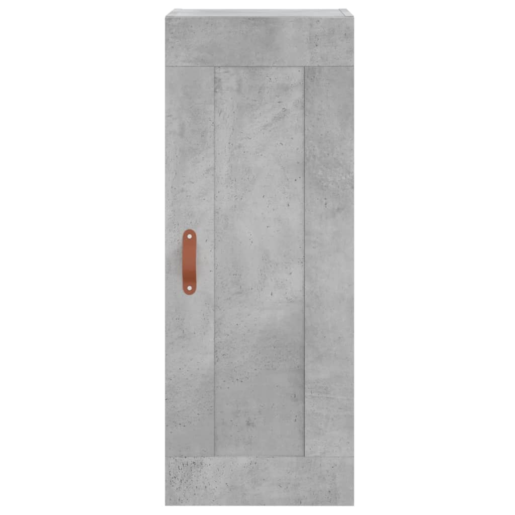 vidaXL Dulap de perete, gri beton, 34,5x34x90 cm, lemn prelucrat vidaXL Dulap de perete, gri beton, 34,5x34x90 cm, lemn prelucrat