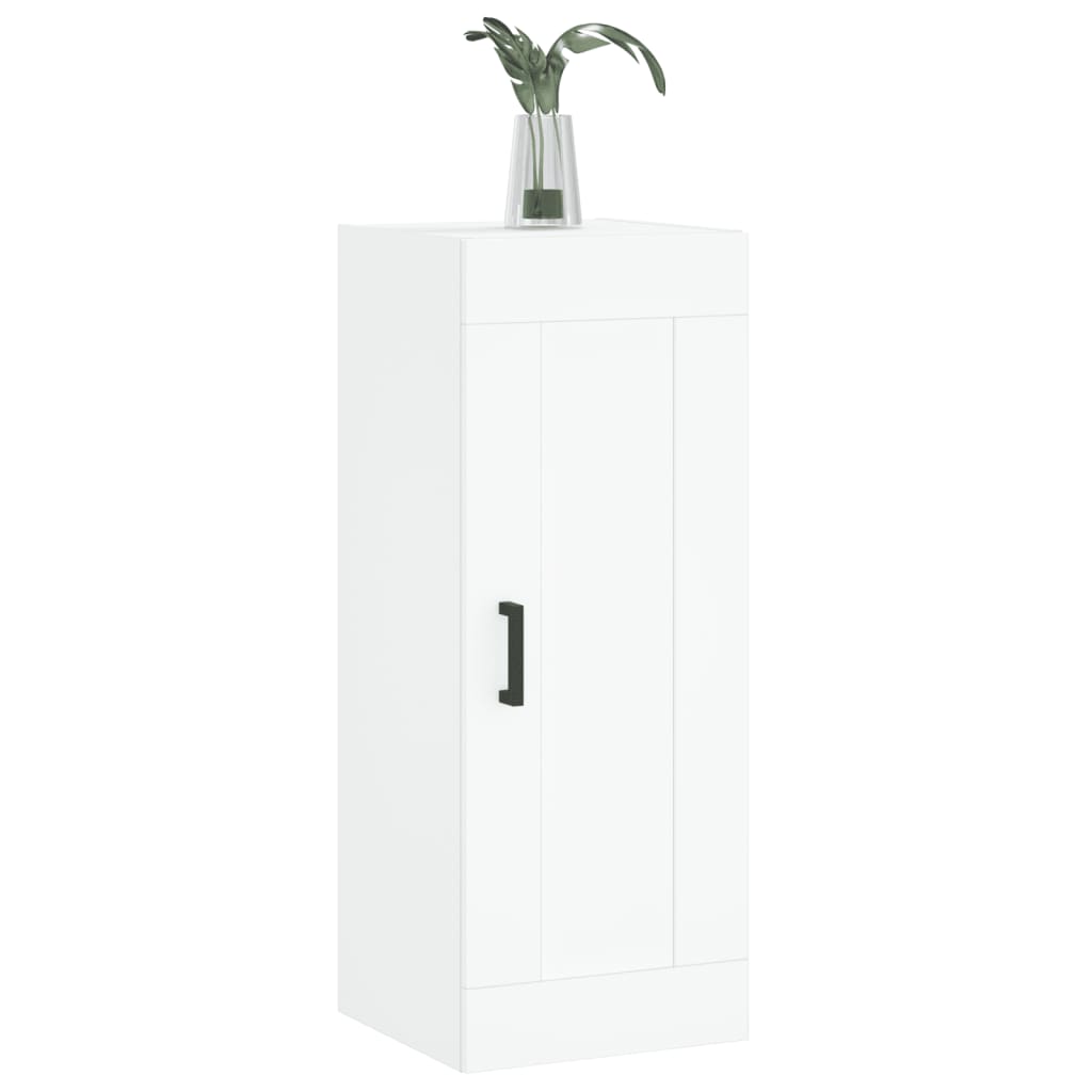 vidaXL Dulap de perete, alb, 34,5x34x90 cm, lemn prelucrat vidaXL Dulap de perete, alb, 34,5x34x90 cm, lemn prelucrat