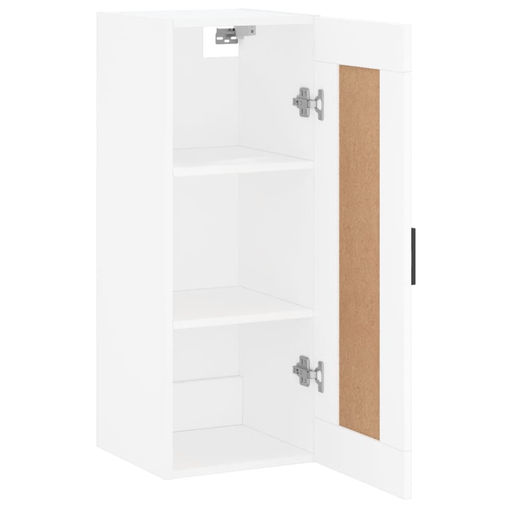 vidaXL Dulap de perete, alb, 34,5x34x90 cm, lemn prelucrat vidaXL Dulap de perete, alb, 34,5x34x90 cm, lemn prelucrat