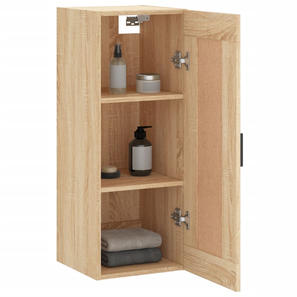 vidaXL Dulap de perete, stejar sonoma, 34,5x34x90 cm, lemn prelucrat vidaXL Dulap de perete, stejar sonoma, 34,5x34x90 cm, lemn prelucrat