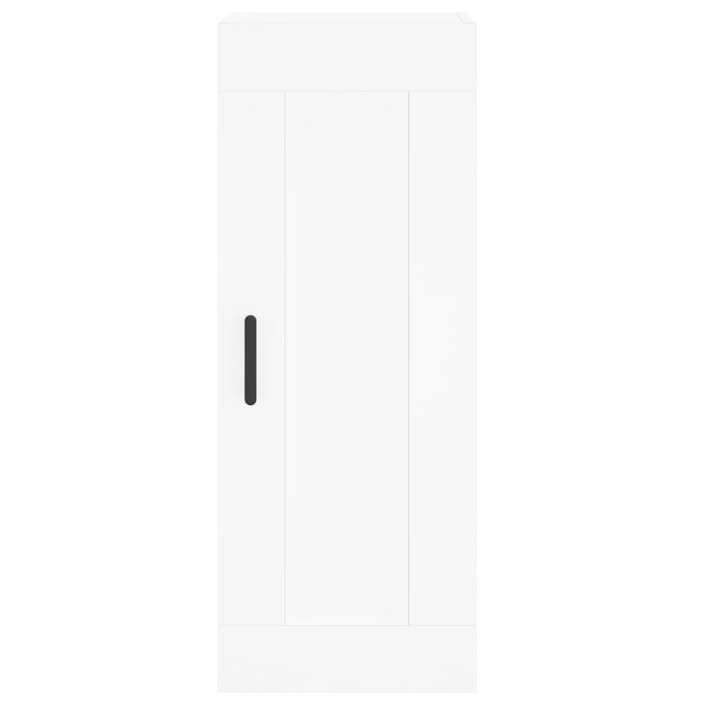 vidaXL Dulap de perete, alb, 34,5x34x90 cm, lemn prelucrat
