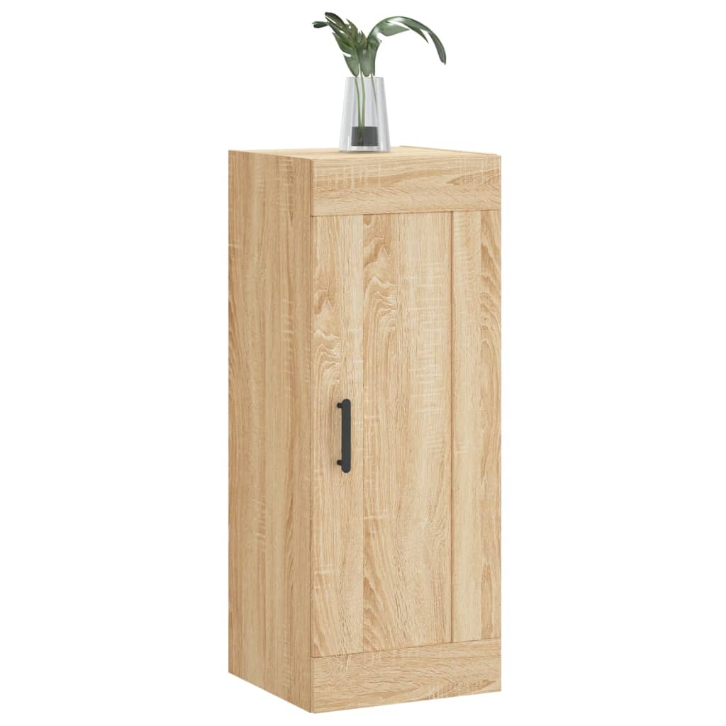 vidaXL Dulap de perete, stejar sonoma, 34,5x34x90 cm, lemn prelucrat vidaXL Dulap de perete, stejar sonoma, 34,5x34x90 cm, lemn prelucrat