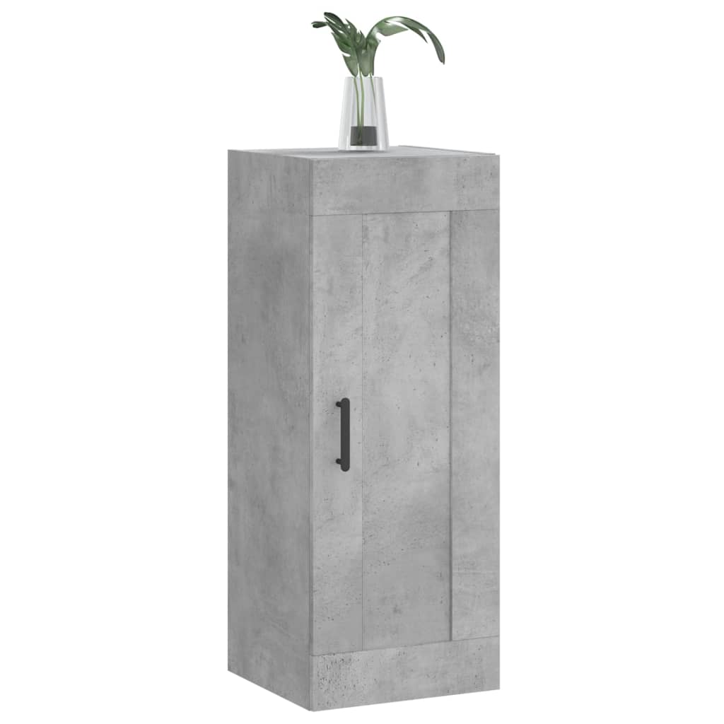 vidaXL Dulap de perete, gri beton, 34,5x34x90 cm, lemn prelucrat vidaXL Dulap de perete, gri beton, 34,5x34x90 cm, lemn prelucrat