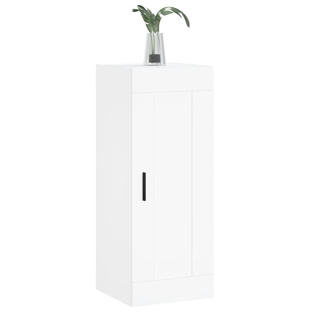 vidaXL Dulap de perete, alb, 34,5x34x90 cm, lemn prelucrat vidaXL Dulap de perete, alb, 34,5x34x90 cm, lemn prelucrat
