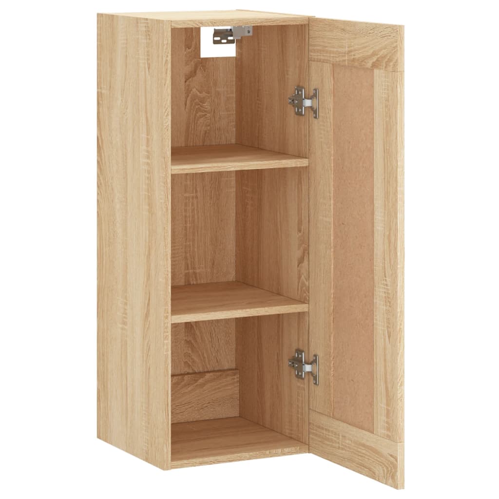 vidaXL Dulap de perete, stejar sonoma, 34,5x34x90 cm, lemn prelucrat