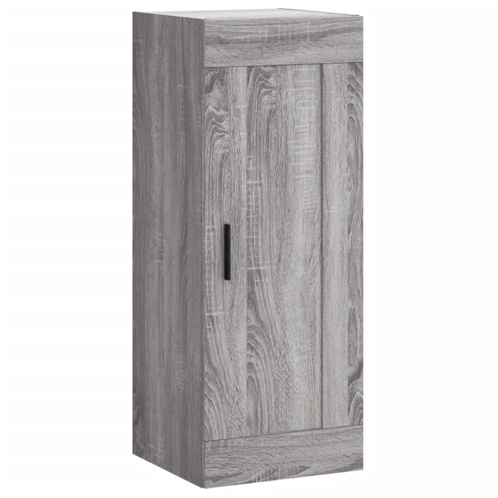 vidaXL Dulap de perete, gri sonoma, 34,5x34x90 cm, lemn prelucrat vidaXL Dulap de perete, gri sonoma, 34,5x34x90 cm, lemn prelucrat