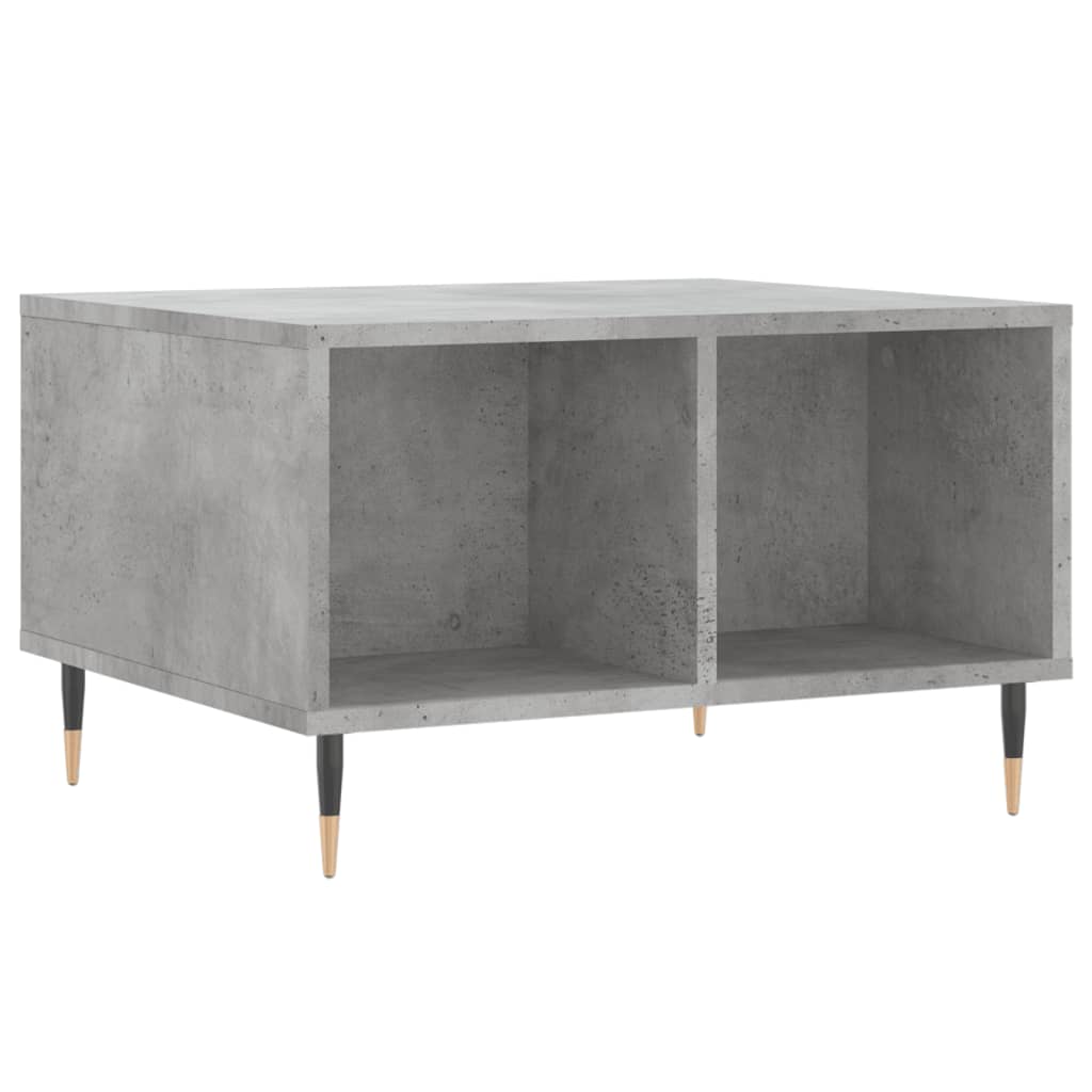 vidaXL Măsuță de cafea, gri beton, 60x50x36,5 cm, lemn compozit vidaXL Măsuță de cafea, gri beton, 60x50x36,5 cm, lemn compozit