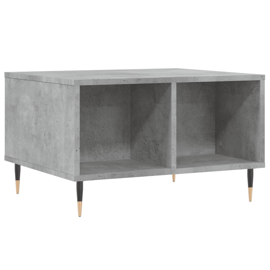 vidaXL Măsuță de cafea, gri beton, 60x50x36,5 cm, lemn compozit vidaXL Măsuță de cafea, gri beton, 60x50x36,5 cm, lemn compozit