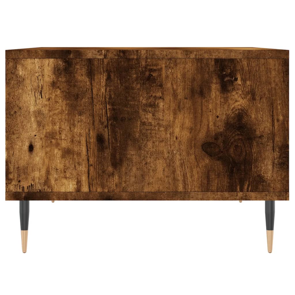 vidaXL Măsuță de cafea, stejar fumuriu, 60x50x36,5 cm, lemn compozit vidaXL Măsuță de cafea, stejar fumuriu, 60x50x36,5 cm, lemn compozit