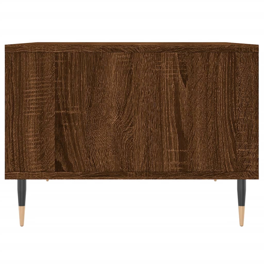vidaXL Măsuță de cafea, stejar maro, 60x50x36,5 cm, lemn compozit vidaXL Măsuță de cafea, stejar maro, 60x50x36,5 cm, lemn compozit