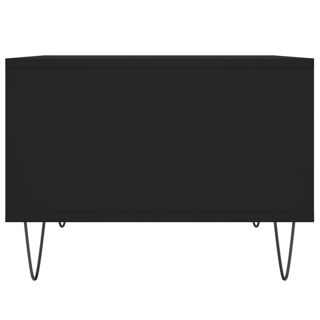 vidaXL Măsuță de cafea, negru, 60x50x36,5 cm, lemn compozit vidaXL Măsuță de cafea, negru, 60x50x36,5 cm, lemn compozit