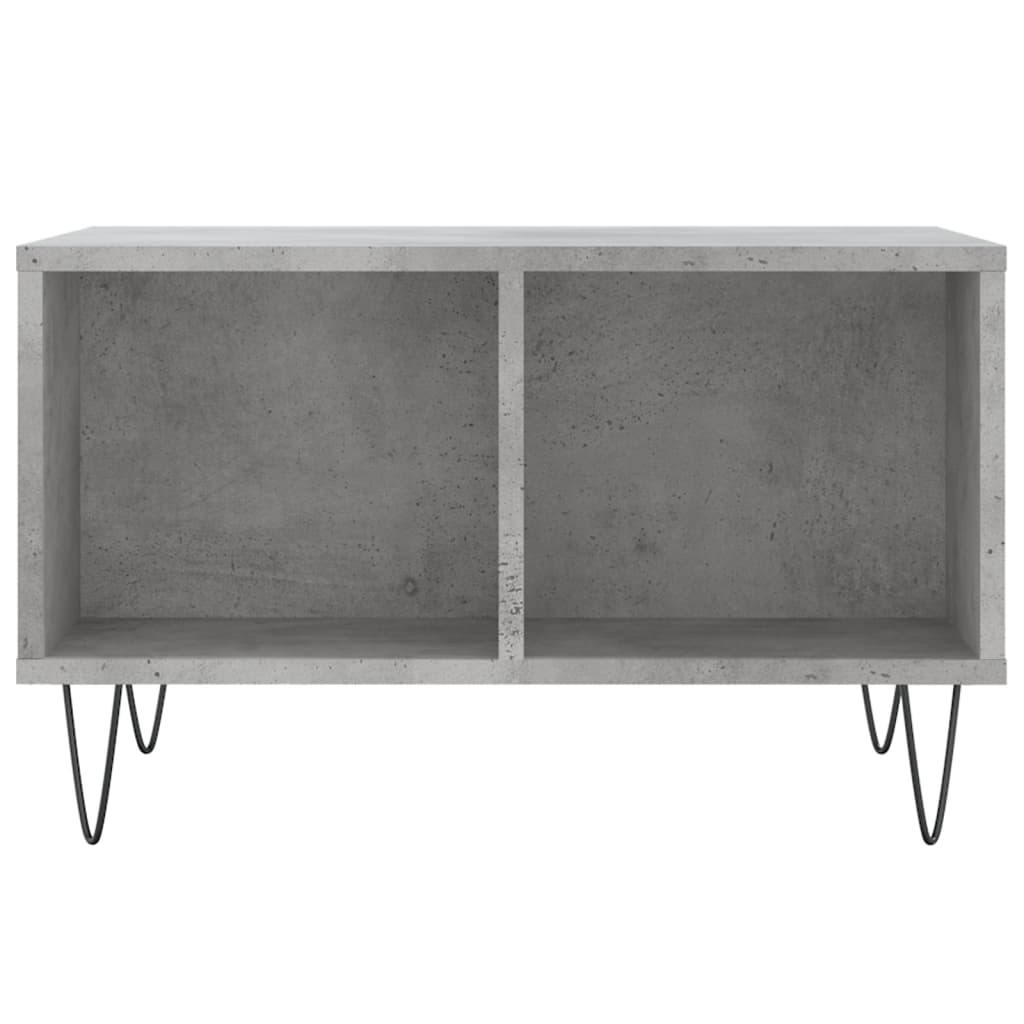 vidaXL Măsuță de cafea, gri beton, 60x50x36,5 cm, lemn compozit vidaXL Măsuță de cafea, gri beton, 60x50x36,5 cm, lemn compozit