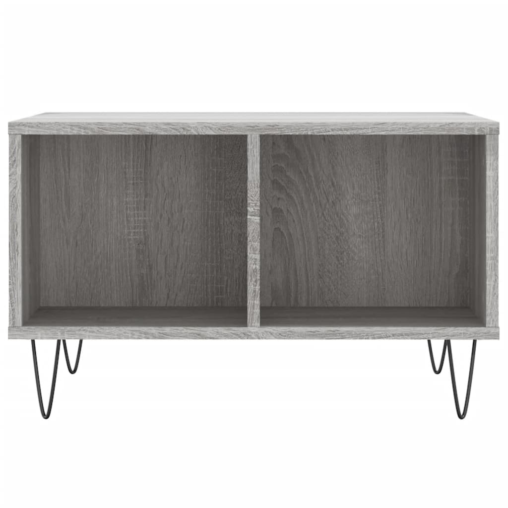 vidaXL Măsuță de cafea, gri sonoma, 60x50x36,5 cm, lemn compozit vidaXL Măsuță de cafea, gri sonoma, 60x50x36,5 cm, lemn compozit