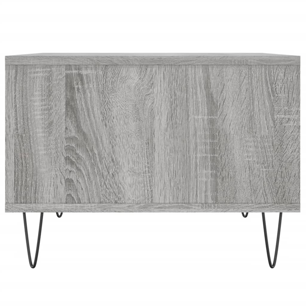 vidaXL Măsuță de cafea, gri sonoma, 60x50x36,5 cm, lemn compozit vidaXL Măsuță de cafea, gri sonoma, 60x50x36,5 cm, lemn compozit
