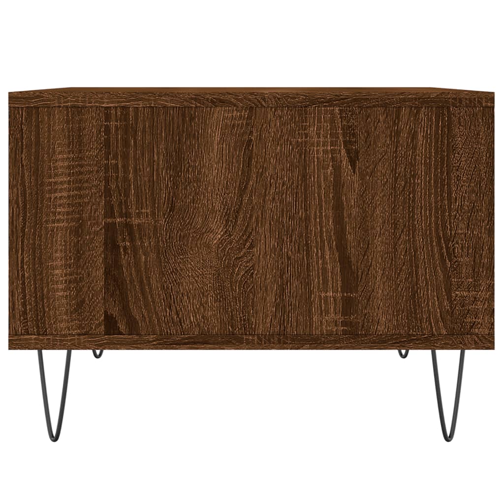 vidaXL Măsuță de cafea, stejar maro, 60x50x36,5 cm, lemn compozit vidaXL Măsuță de cafea, stejar maro, 60x50x36,5 cm, lemn compozit