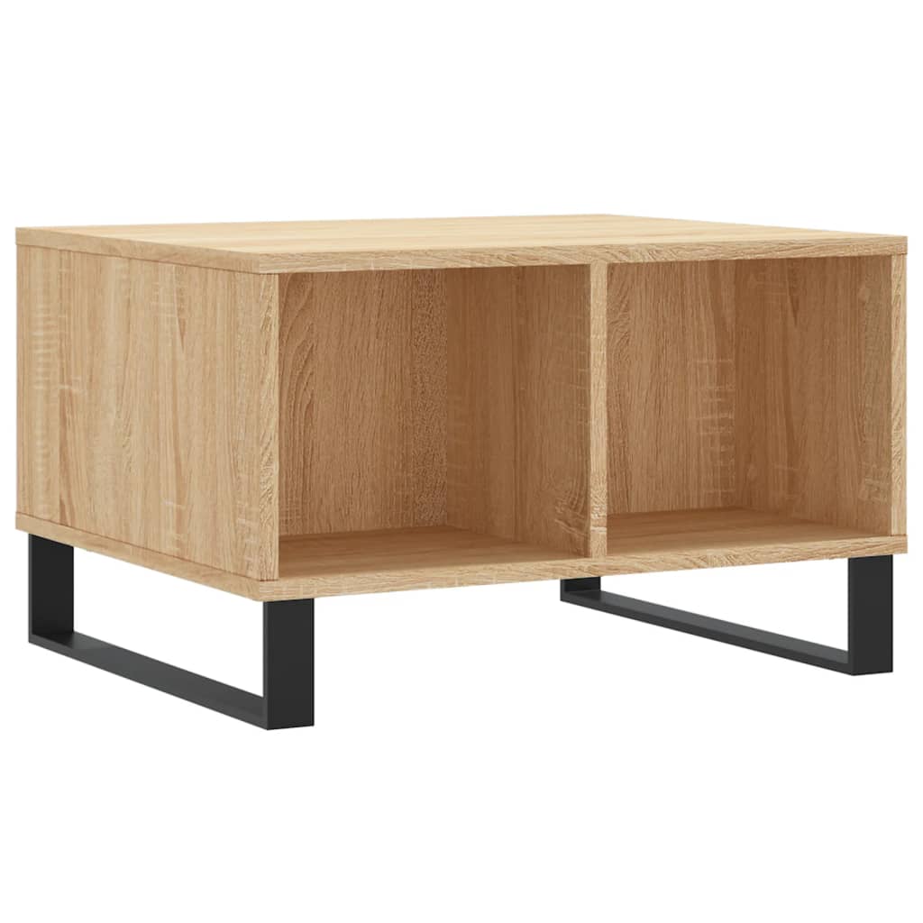 vidaXL Măsuță de cafea, stejar sonoma, 60x50x36,5 cm, lemn prelucrat vidaXL Măsuță de cafea, stejar sonoma, 60x50x36,5 cm, lemn prelucrat