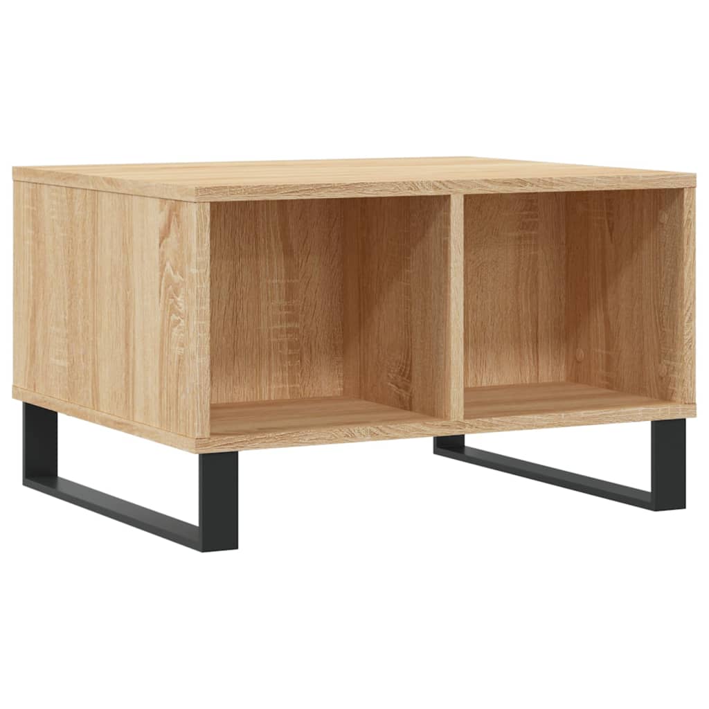 vidaXL Măsuță de cafea, stejar sonoma, 60x50x36,5 cm, lemn prelucrat vidaXL Măsuță de cafea, stejar sonoma, 60x50x36,5 cm, lemn prelucrat